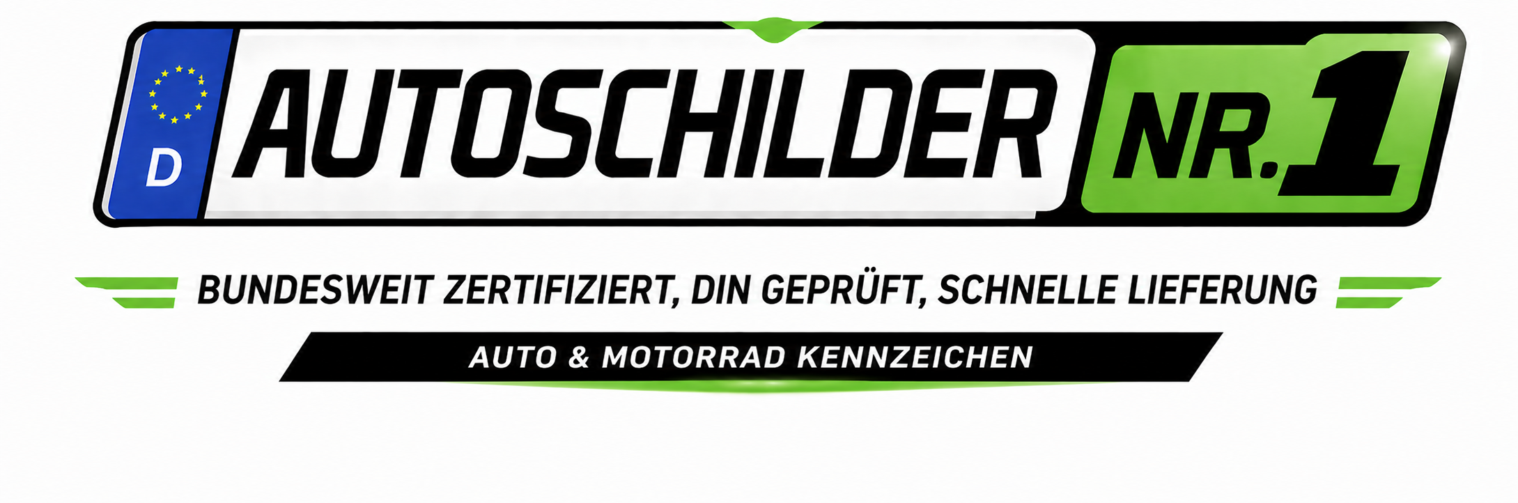 Autoschilder Nr. 1